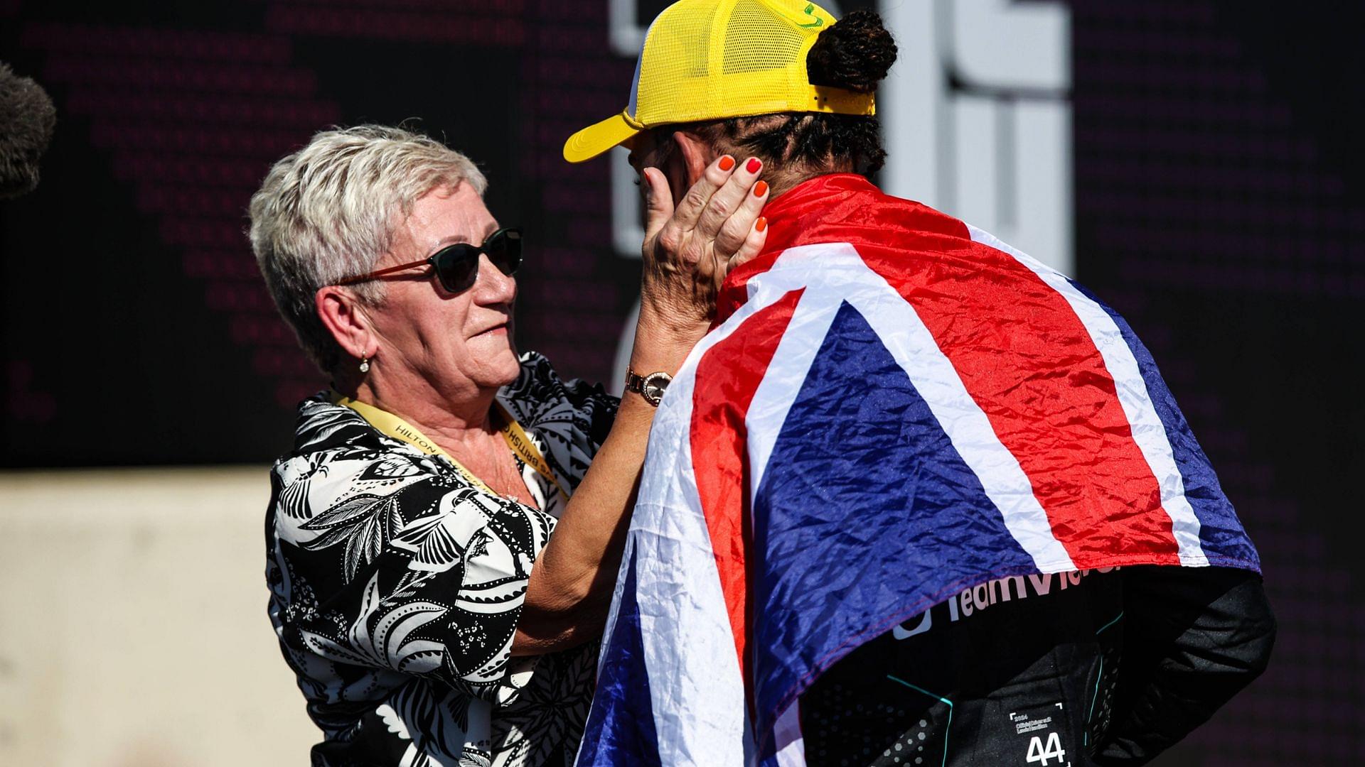 Released Pressure Triggers Battlecry From Mama Hamilton After Lewis' British GP Win