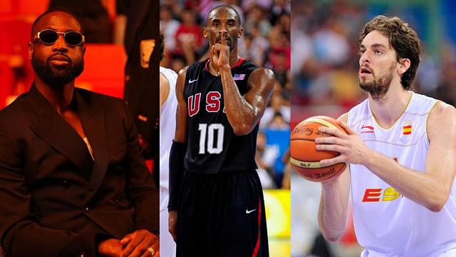 Dwyane Wade Reminisces Over Kobe Bryant's Iconic 'Barge' Through Pau Gasol's Chest At The 2008 Olympics