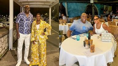 Magic Johnson and Wife Cookie Stun in Dolce&Gabbana Outfits During Italian Vacation