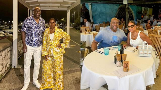 Magic Johnson and Wife Cookie Stun in Dolce&Gabbana Outfits During Italian Vacation