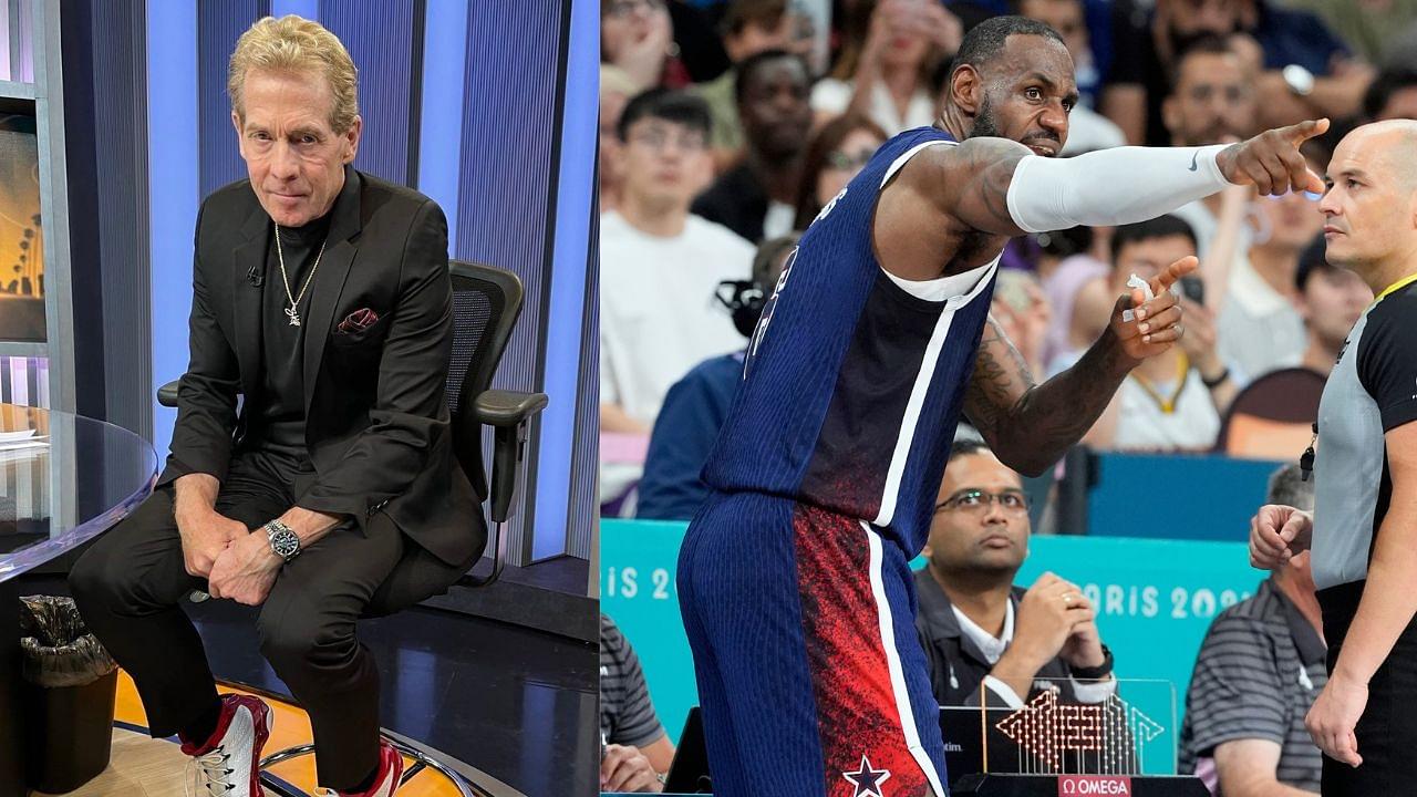 Skip Bayless Blames LeBron James of Stat-Padding For Playing Opening Olympic Game Till the End of a Blowout