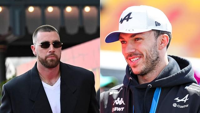 Travis Kelce Gives Pierre Gasly a Taste of His Own Medicine For Visiting Taylor Swift’s Eras Tour