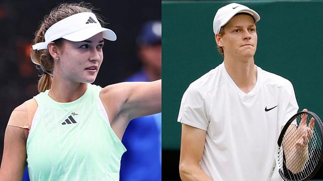 Anna Kalinskaya's Expression Towards Jannik Sinner Training Before US Open Final Goes Viral