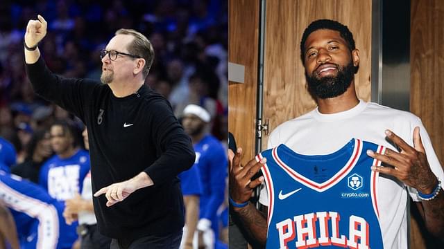 “Tyrese at the 1, Joel at the 5”: Paul George’s Fit With 76ers Explained by Nick Nurse