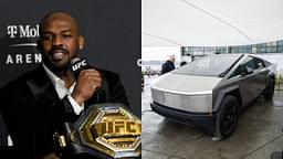 UFC Champ Jon Jones Takes Delivery of $100,000 Tesla Cybertruck Amidst Fight Break