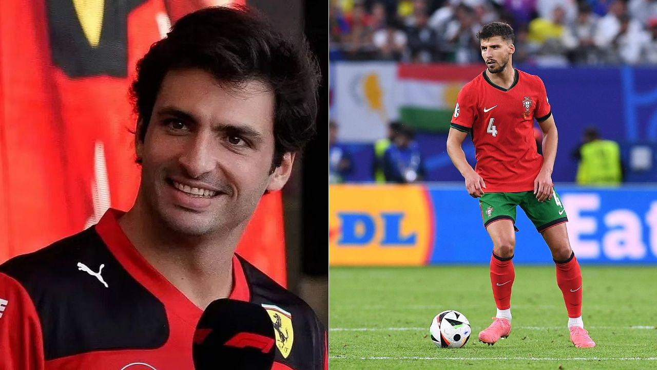 Ferrari x Manchester City: Carlos Sainz and Ruben Dias Swap Jerseys and Heartfelt Notes Before Hungarian GP