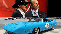 WATCH: NASCAR Royalty Richard Petty’s Iconic Plymouth Superbird Driven by Son Kyle at Goodwood FOS