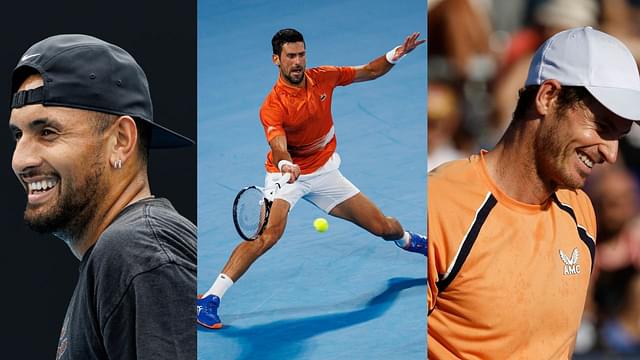 Nick Kyrgios Jokingly Reveals How Novak Djokovic Was Nicer to Andy Murray Than Just Being At His Farewell
