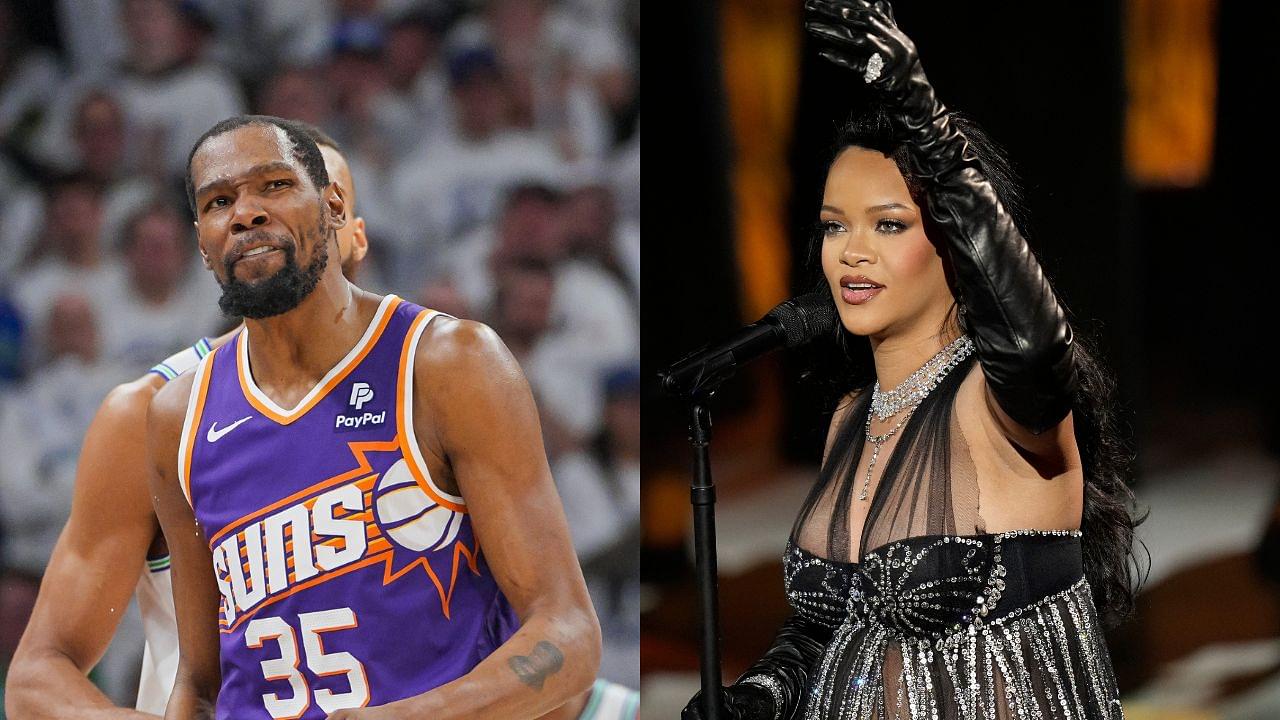 Kevin Durant and Rihanna