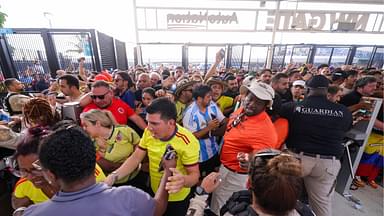 WATCH: Man Tackled To The Floor While Running Inside Miami Dolphins' Stadium During Copa America Storm In