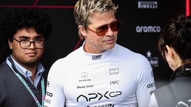 Brad Pitt Joins F1 Drivers in the Media Pen at British GP for Possible ‘Post Quali Interview’ of His Own