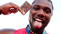 Noah Lyles Flaunts Latest Yu-Gi-Oh Cards and Merchandise From His Arsenal