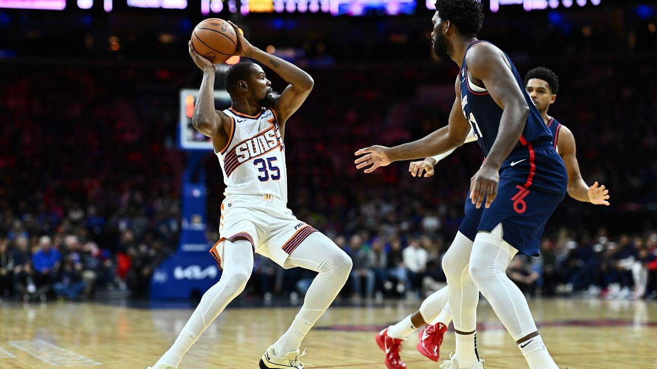 Kevin Durant and Joel Embiid