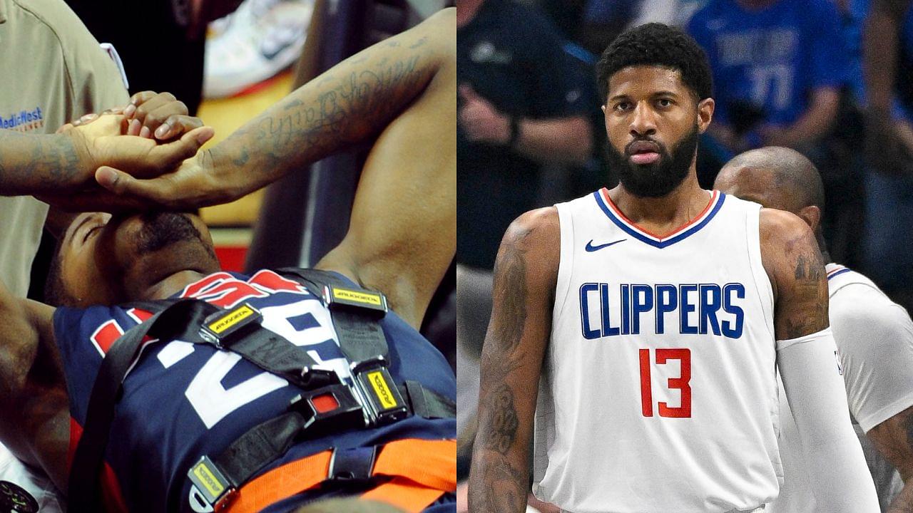 Paul George suffered a tibia and fibula fracture in 2014