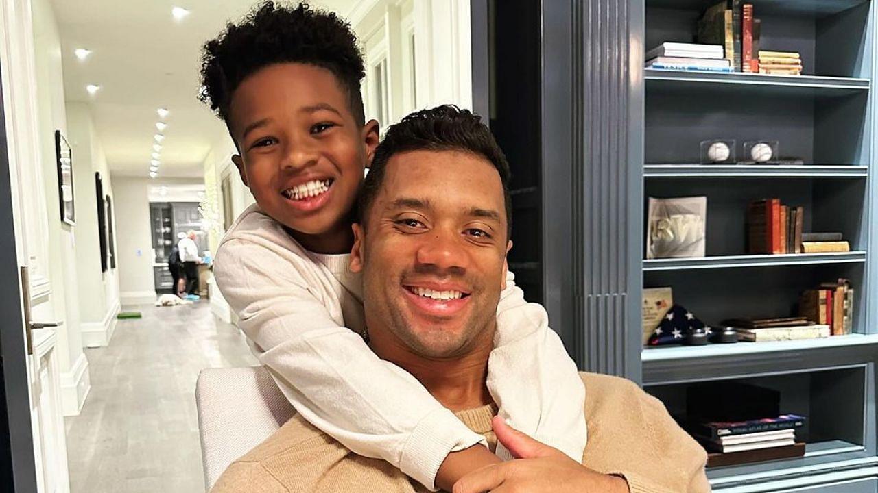 Proud Dad Russell Wilson Shows Off His "Baller" Son Future's Skills on Instagram