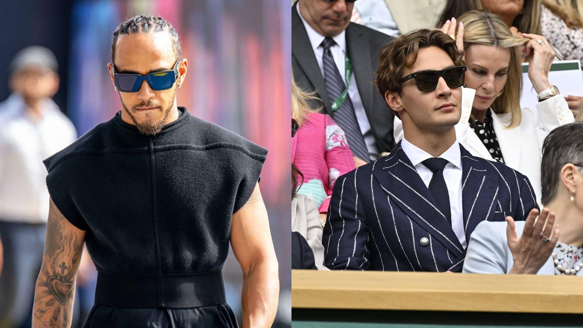 "Nah! No Way!": Lewis Hamilton Turns Fashion Police Over George Russell's Wimbledon Outfit