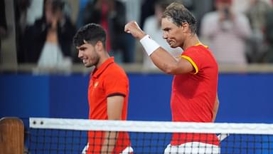 Rafael Nadal, Carlos Alcaraz Clicked Playing World-Famous Board Game at Olympics in Viral Photo