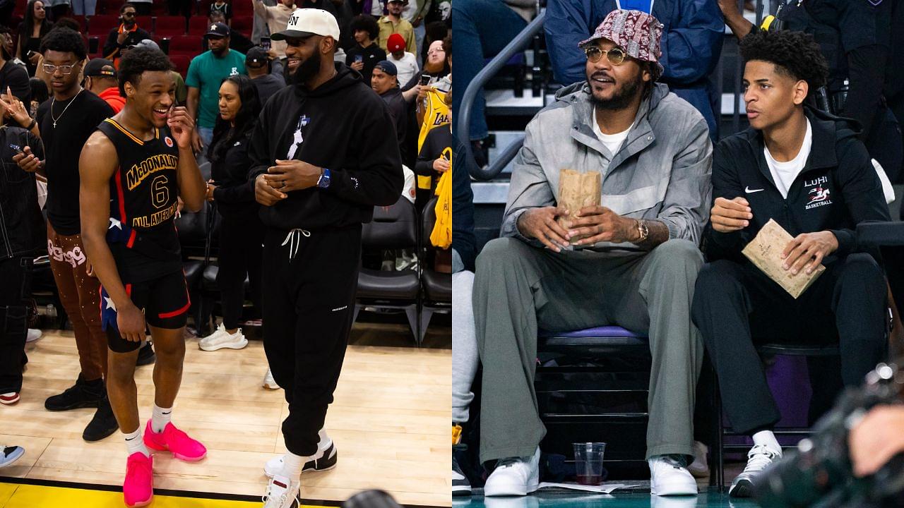 Carmelo Anthony Goes Off At Son Kiyan For Claiming LeBron James And Bronny Would Beat Them In A 2v2