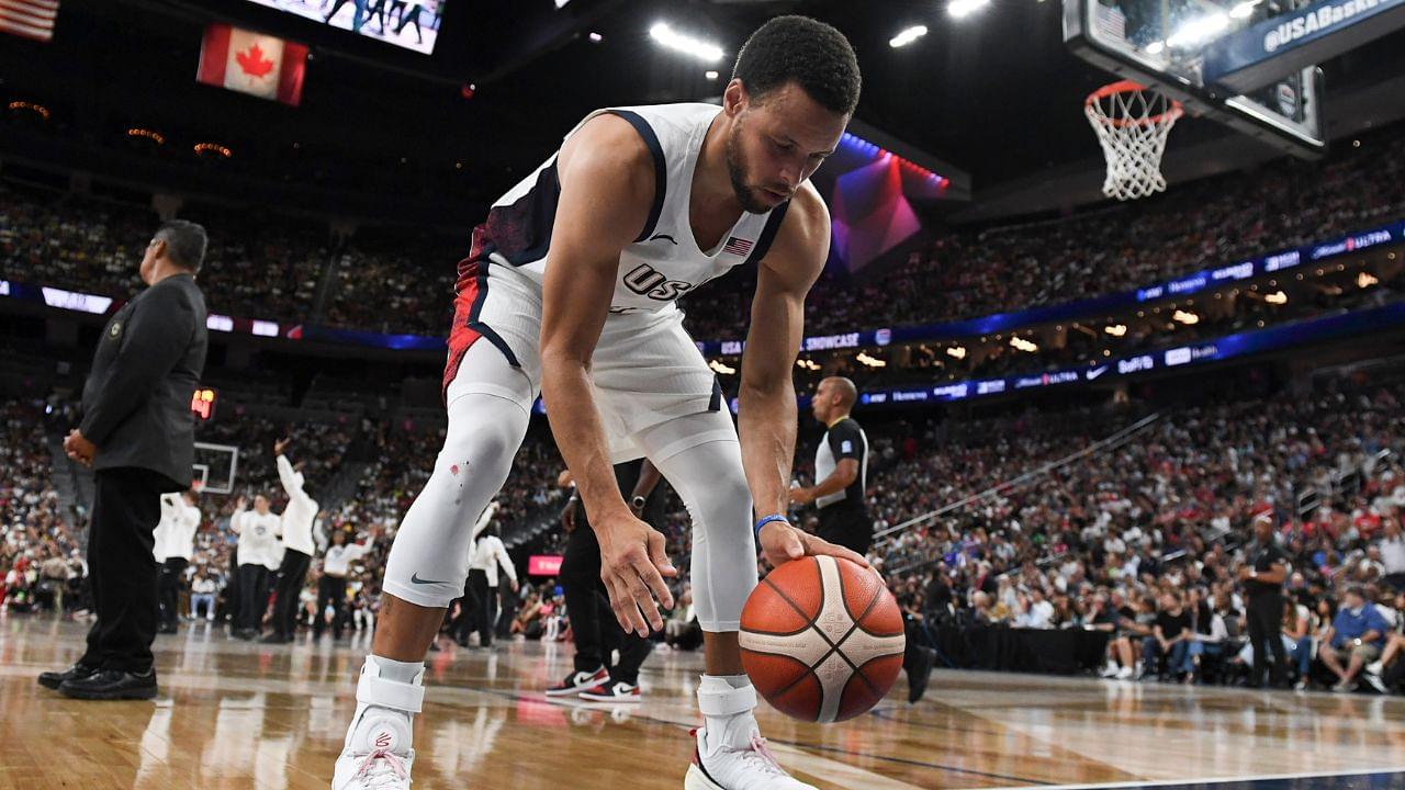 Team USA guard Stephen Curry