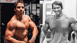 “Like Father Like Son”: Following in His Father Arnold Schwarzenegger’s Footsteps, Joseph Baena Embraces ‘Old School’ Workout, Leaving Fans in Awe