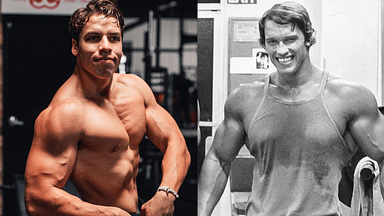 “Like Father Like Son”: Following in His Father Arnold Schwarzenegger’s Footsteps, Joseph Baena Embraces ‘Old School’ Workout, Leaving Fans in Awe
