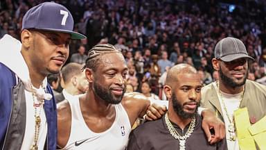 Carmelo Anthony, Dwyane Wade, Chris Paul and LeBron James