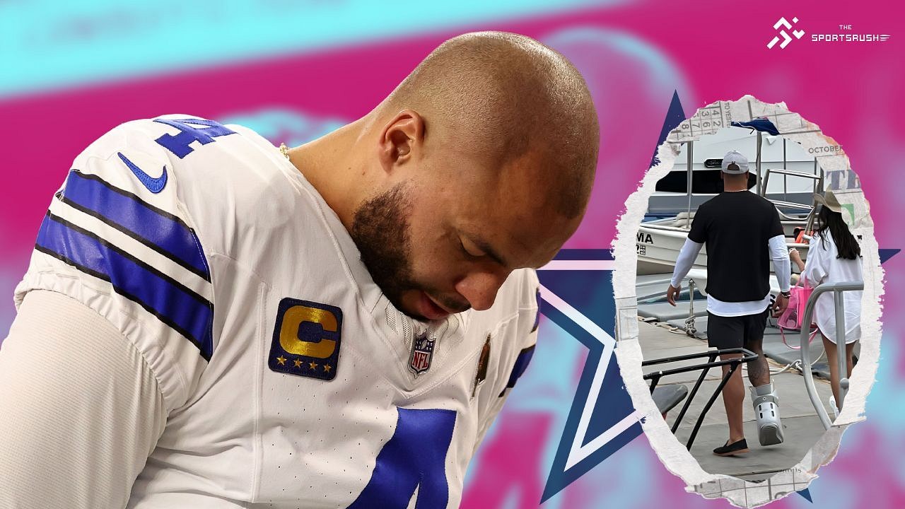 Dak Prescott Injury Report: Cowboys QB Wearing Medical Boot In Cabo ...