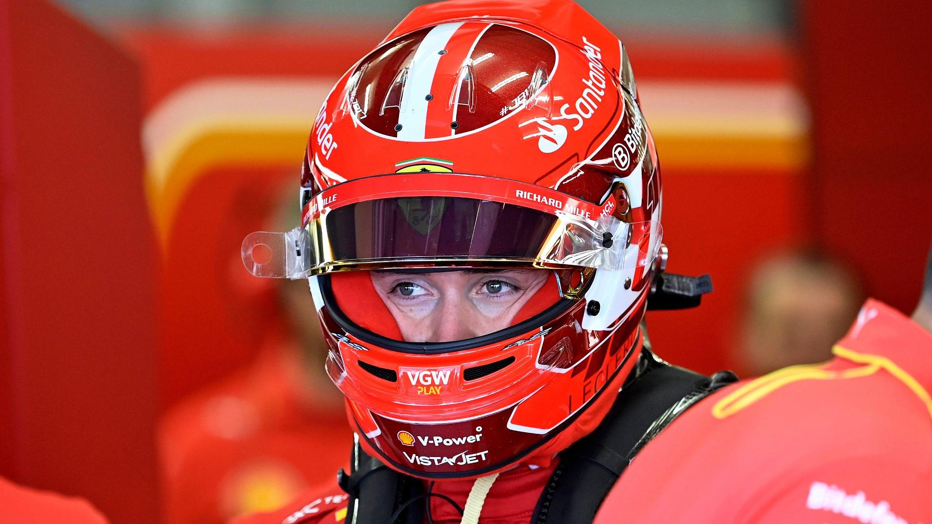 Charles Leclerc Names His top Three Favourite as He Designs His Next Helmet Using AI