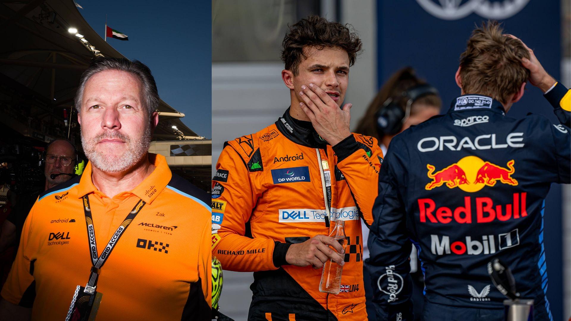 Zak Brown Urges Lando Norris to Take Evasive Action as Max Verstappen Won’t Change His Approach