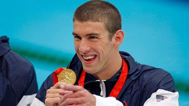 Michael Phelps Drops by Orioles Clubhouse, Revisits Fond Memories in Custom-Made Jersey