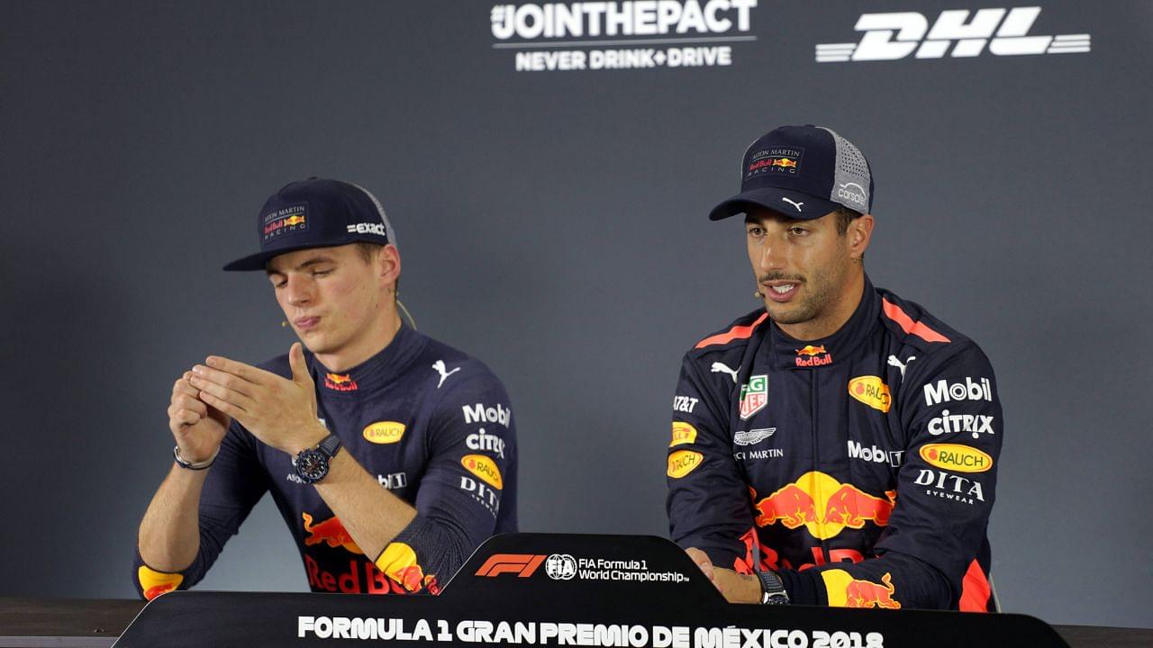 'Scared' Daniel Ricciardo Eerie Message Received From Max Verstappen's Team That Reflected Poorly on Him