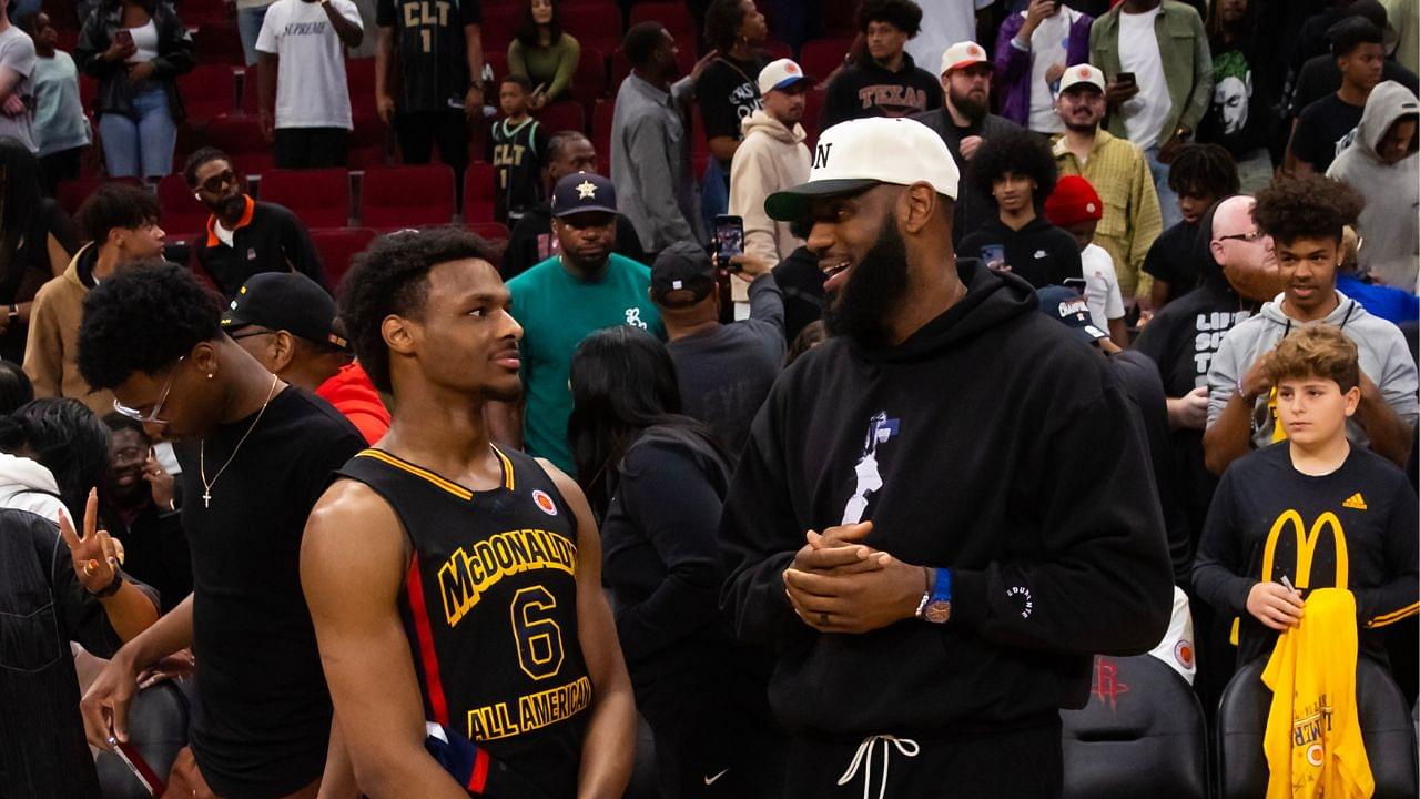 “Dad Get Yo A** Back on Defense”: LeBron James Hilariously Pictures Conversation With Bronny on Lakers