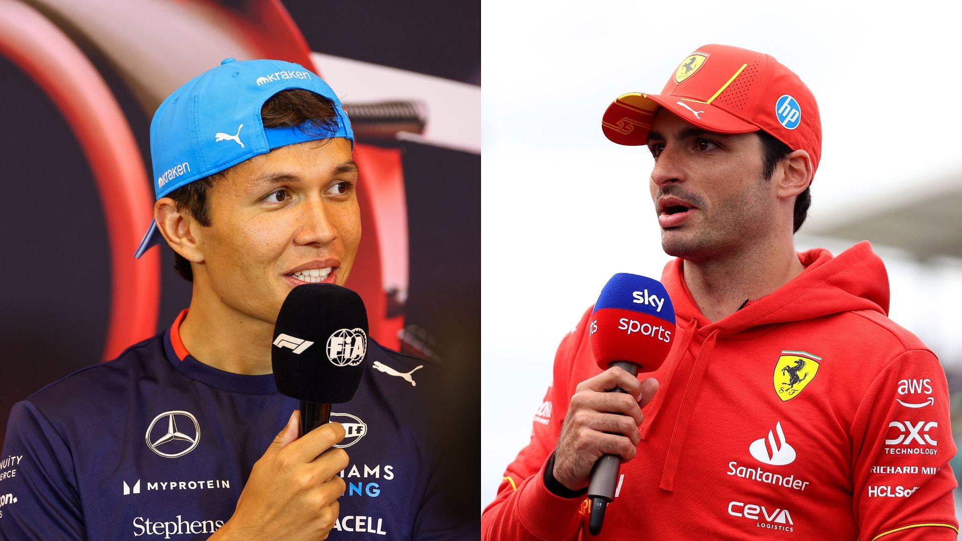 Alex Albon Shares His Thoughts On Having Carlos Sainz as Teammate