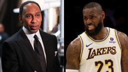 Stephen A. Smith and LeBron James