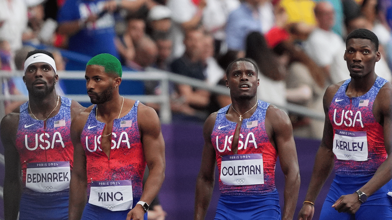 Fred Kerley and Christian Coleman Address Team USA’s Disqualification in 4x100M Relay at Paris Olympics