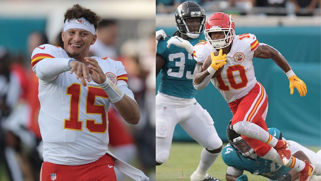 Patrick Mahomes and Isiah Pacheco