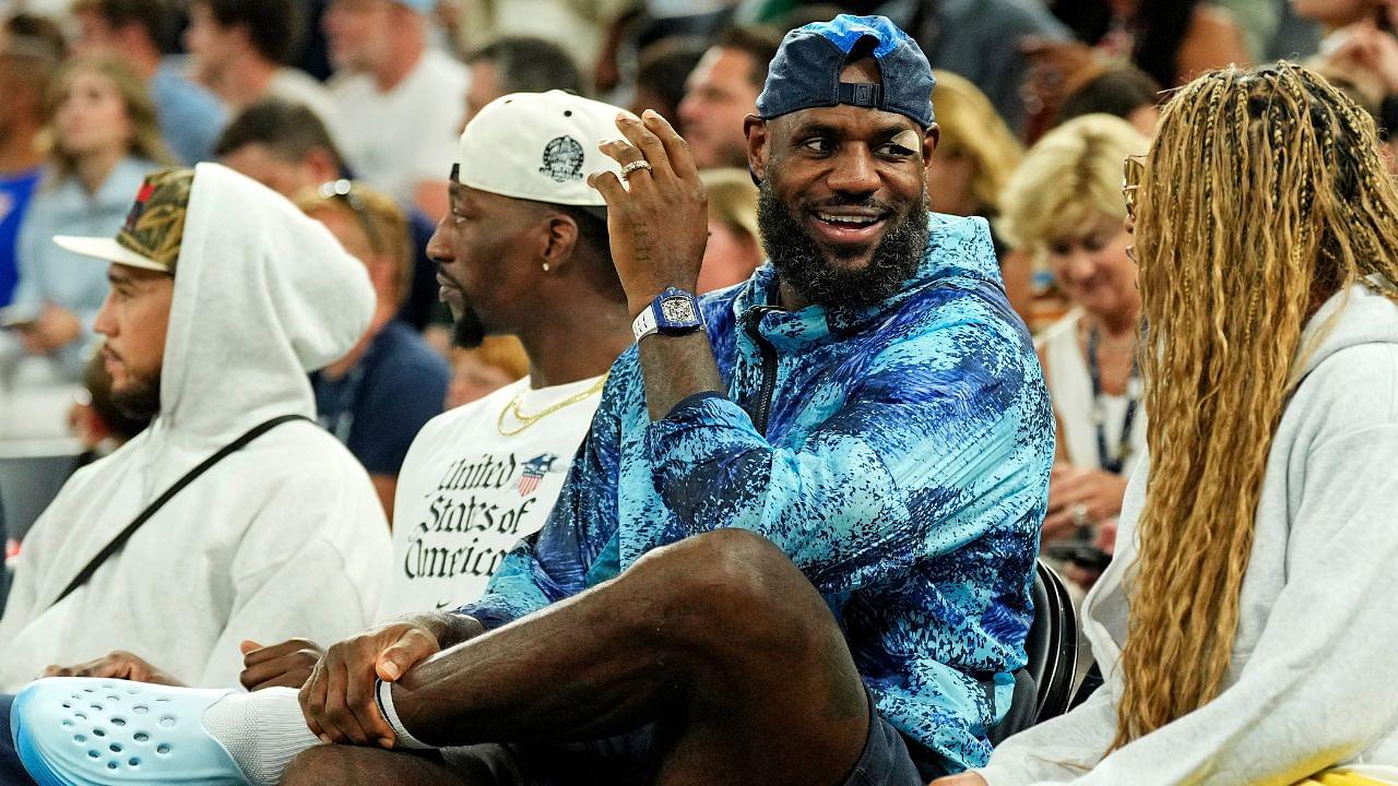 LeBron James Spotted Sporting a $400,000 Watch During Women's Team's Game Against Nigeria