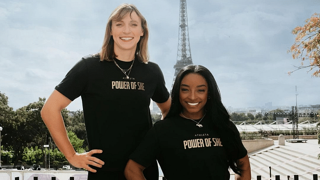 “Greatest Female Athletes”: Simone Biles and Katie Ledecky Team up With Athleta, Leaving Sports World in Awe