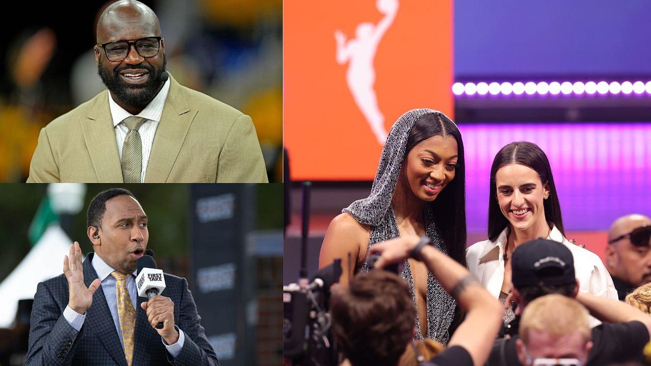 Shaquille O’Neal Shares Stephen A Smith's Take On Angel Reese Being The ROTY Over Caitlin Clark