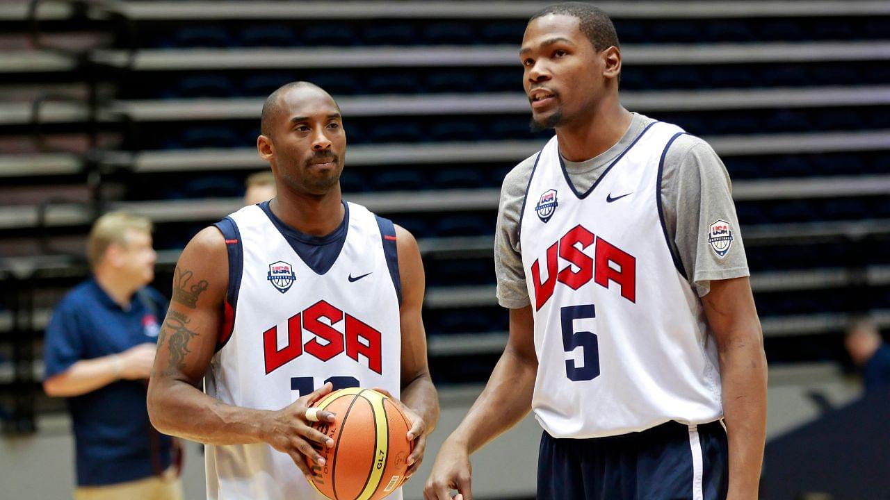 Kobe Bryant and Kevin Durant in 2012