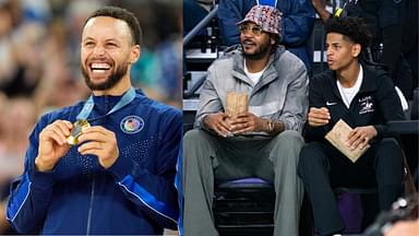 Carmelo Anthony's Son Kiyan Digs Up Old Photo With Stephen Curry to Celebrate Team USA's Gold