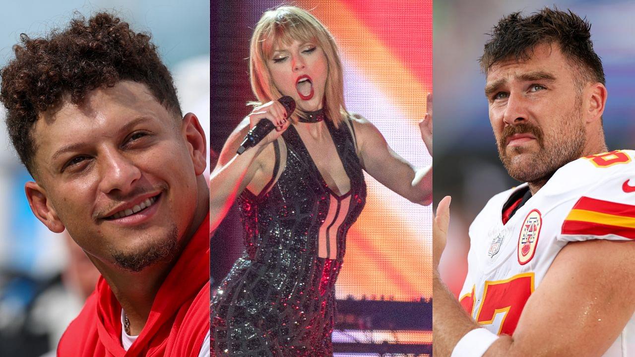 Patrick Mahomes Gives Credit to Taylor Swift for Travis Kelce’s Dashing Long Hair Look