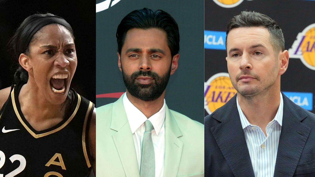 A'ja Wilson, Hasan Minhaj, and JJ Redick