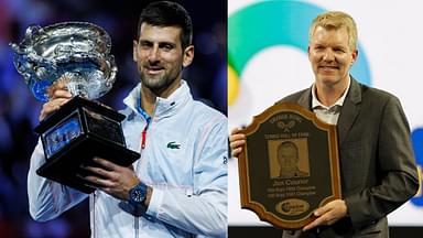 Novak Djokovic Puts Jim Courier in His Place After Proving Surprising Claim on Commentary Wrong