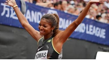 Gabby Thomas Dazzles in Olympic Bling; Prepares for ‘One More Race’ to Conclude 2024 Track Season