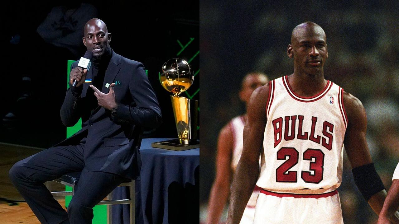 Kevin Garnett Believes Michael Jordan's 'Chalk Toss' Was Stolen By Other Players