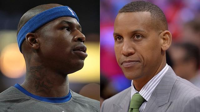 Al Harrington and Reggie Miller