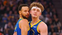 Stephen Curry and Brandin Podziemski