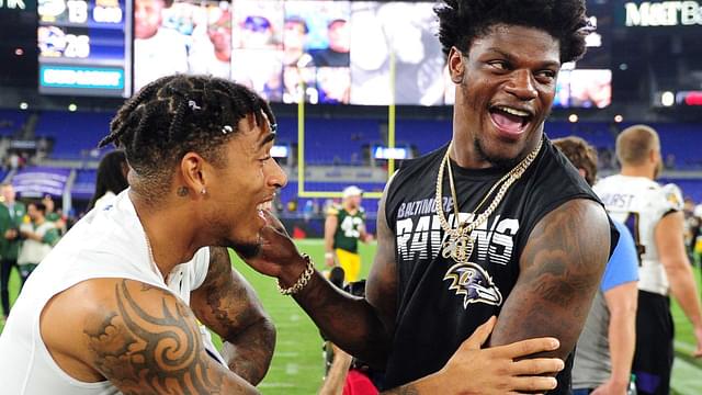 Jaire Alexander and Lamar Jackson