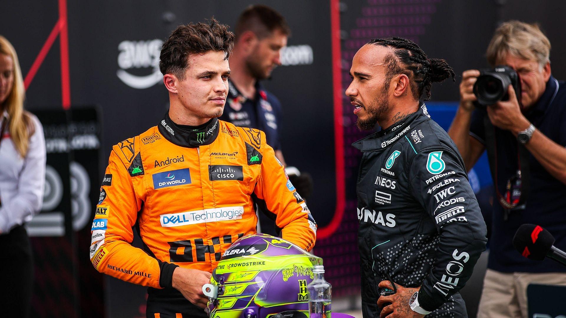 Lando Norris, Lewis Hamilton